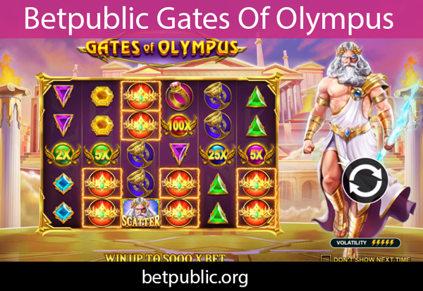 Betpublic gates of olympus slot oyunuyla kayda değerdir.